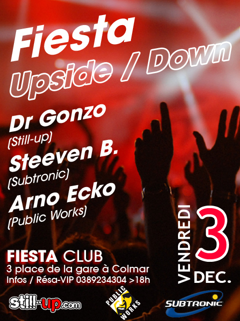 Fiesta Upside/Down, Dr Gonzo, Steeven B, Arno Ecko