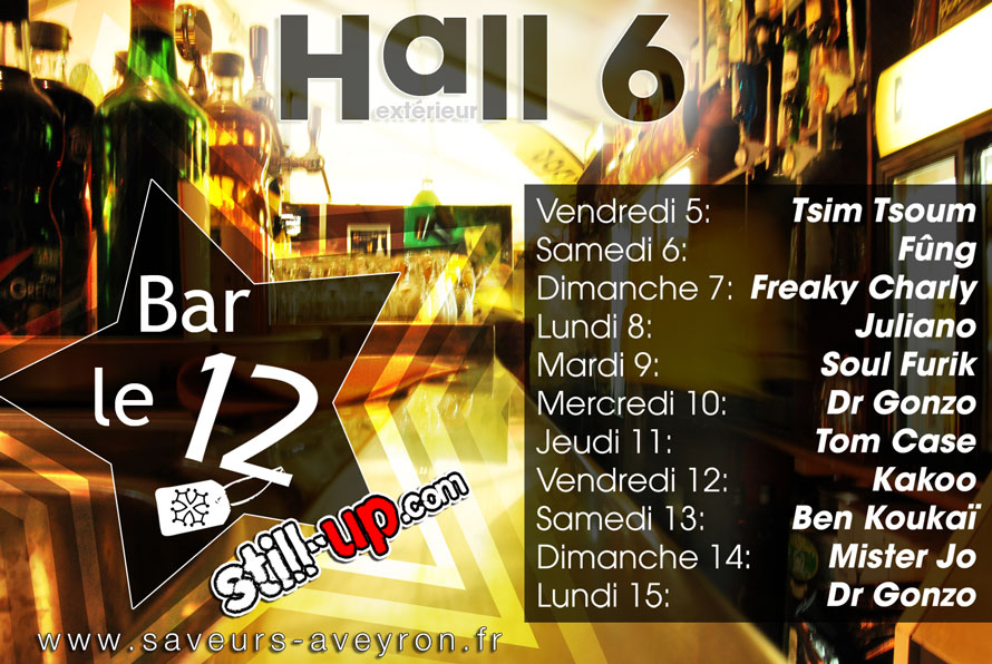 Still Up! @ Bar 'Le 12' Hall6 - Foire aux vins Bar le12